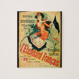 'The French Standard', poster advertising the 'Ate Jigsaw Puzzle