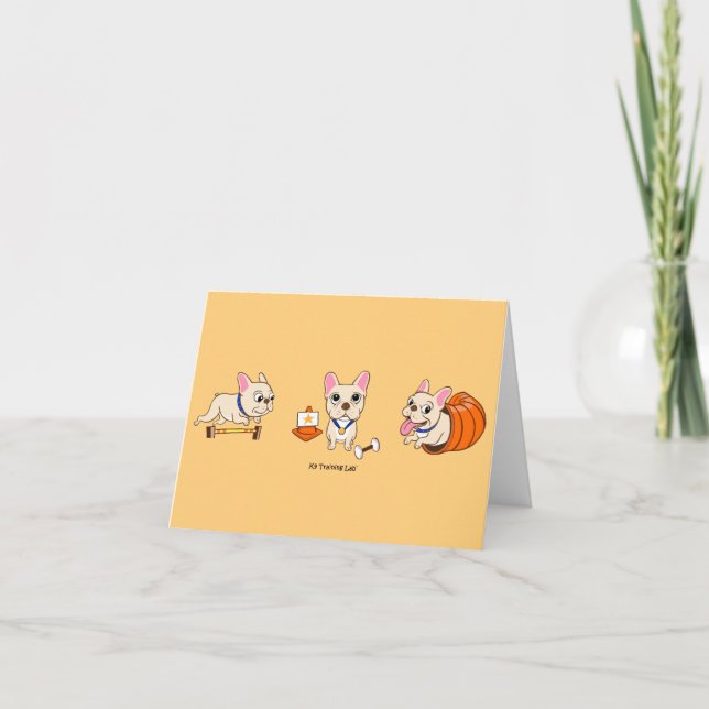 The Frenchie Note Card (Front)