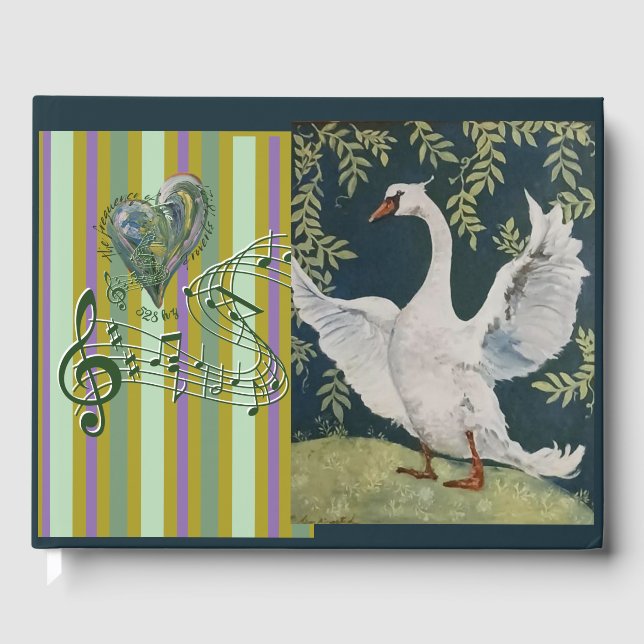 the frequency of love swan guest book (Front)