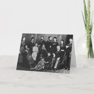 The Freud Family, c.1876 Card