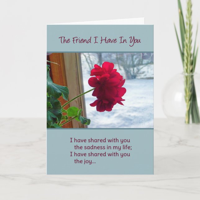 The Friend I Have in You Card (Front)