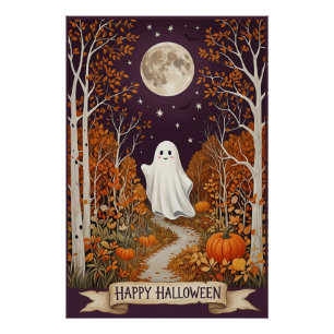 The Friendly Spirit of Autumn Poster