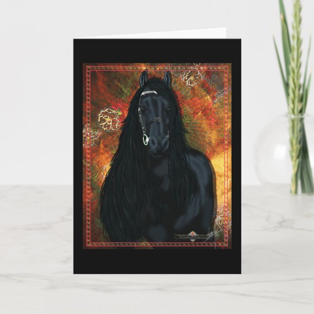 The Friesian - Greeting Card (Front)