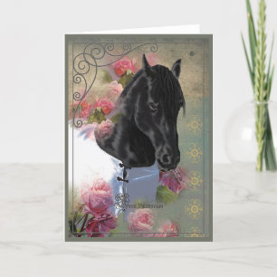 The Friesian - Greeting Card