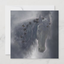 The Friesian Horse - Greeting Card