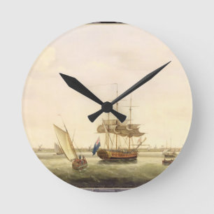 The Frigate 'Surprise' at Anchor off Great Yarmout Round Clock