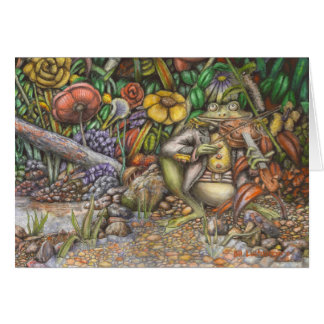 The Frog And The Fiddle - Card