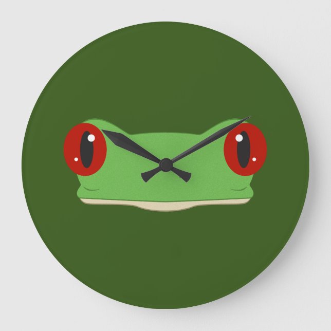 The Frog Face Large Clock (Front)