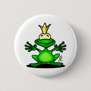 The Frog Prince 6 Cm Round Badge