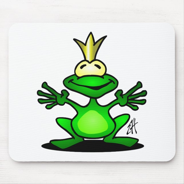 The Frog Prince Mouse Pad (Front)