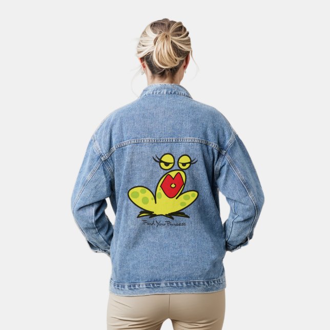 The Frog Princess Denim Jacket (Model)