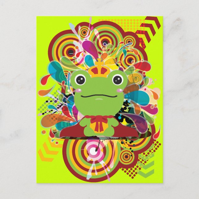 The frog which did not fit a prince postcard (Front)
