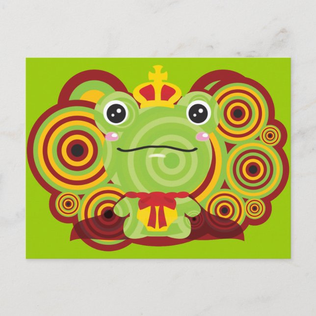 The frog which did not fit a prince postcard (Front)