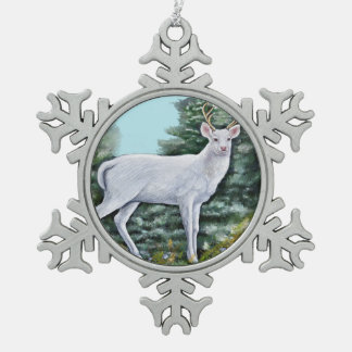 The Frost Hart Snowflake Pewter Christmas Ornament