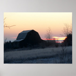 the frosty barn poster