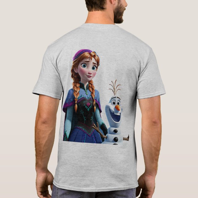 the frozen elsa T-Shirt (Back)