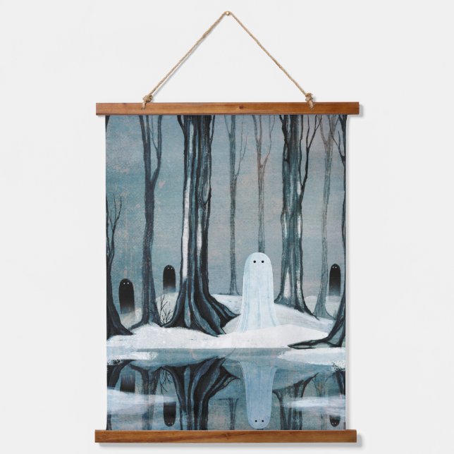 The Frozen Lake Hanging Tapestry (Front)