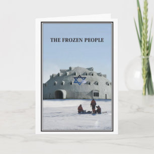 The Frozen People Jewish Christmas Card