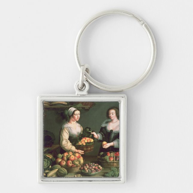 The Fruit and Vegetable Seller Key Ring (Front)