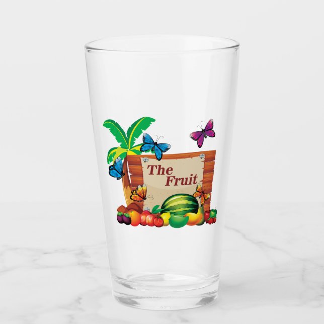 The Fruit Drinkware Glass (Front)
