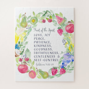 The fruit of the spirit Christian Art Jigsaw Puzzle