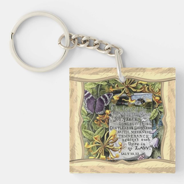 The Fruit Of The Spirit Key Ring (Front)