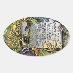 The Fruit Of The Spirit Oval Sticker