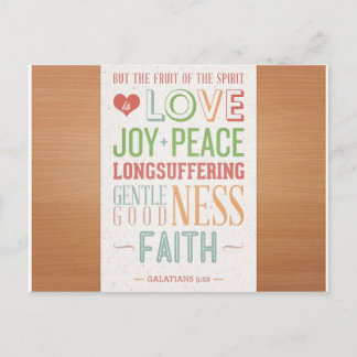 The Fruit of the Spirit Postcard