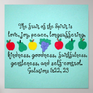 The fruit of the Spirit. Poster