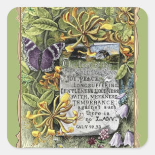 The Fruit Of The Spirit Square Sticker