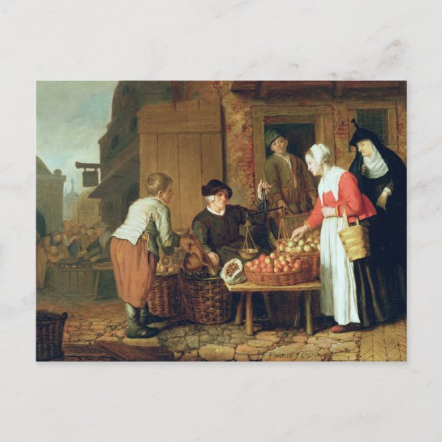 The Fruit Seller Postcard (Front)