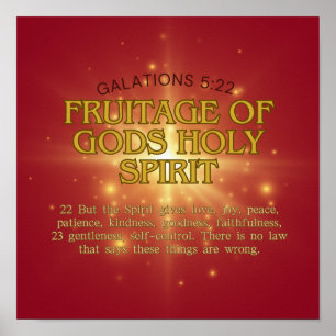 THE FRUITAGE OG GODS Holy Spirit  Poster