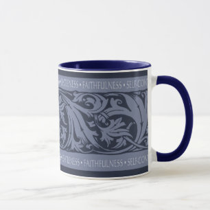the Fruits of the Spirit - Blue Mug