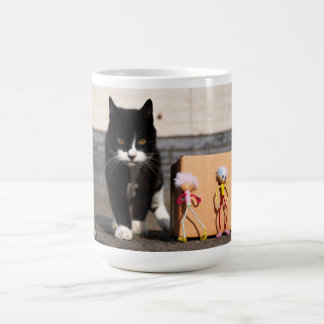 The Fubby's hide from the cat Ping. Coffee Mug