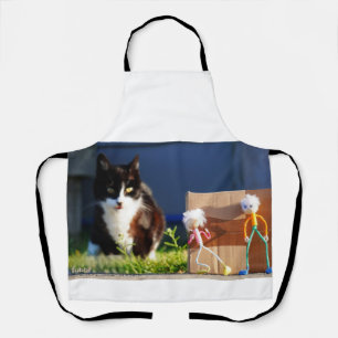 The Fubby's play hide and seek with Kat Ping. Apron
