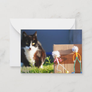 The Fubby's play hide and seek with Kat Ping. Card