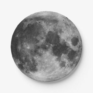 The Full Moon Paper Plate