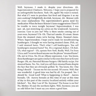 the full Steamed Hams transcript Poster