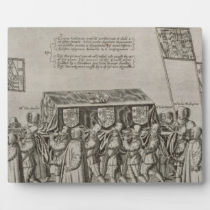 The funeral cortege of Sir Philip Sidney (1554-158 Plaque