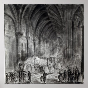 The Funeral of Jean Paul Marat Poster