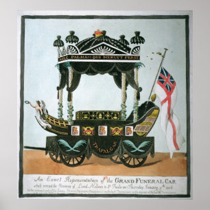 The Funeral of Lord Nelson on 9th January 1806 Poster