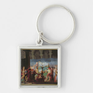 The Funeral of Marat in the Ancient Church Key Ring