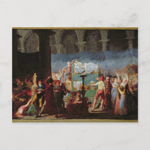 The Funeral of Marat in the Ancient Church Postcard