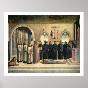 The Funeral of St. Jerome, c.1470-1472 (oil on can Poster