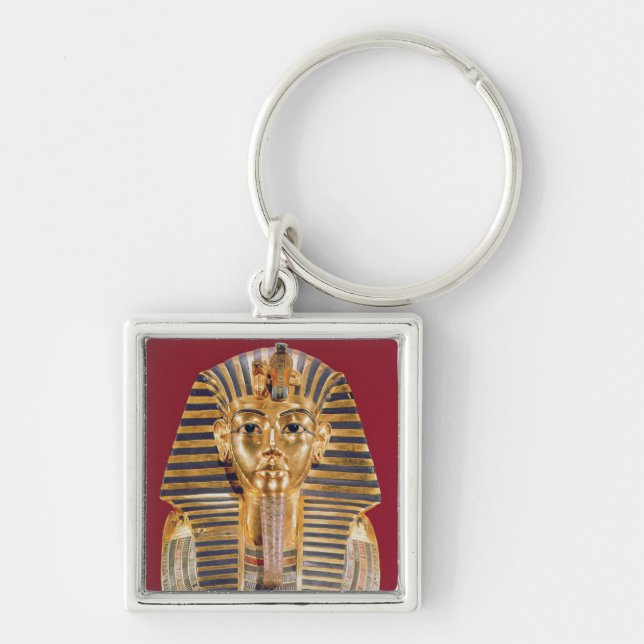 The funerary mask of Tutankhamun Key Ring (Front)