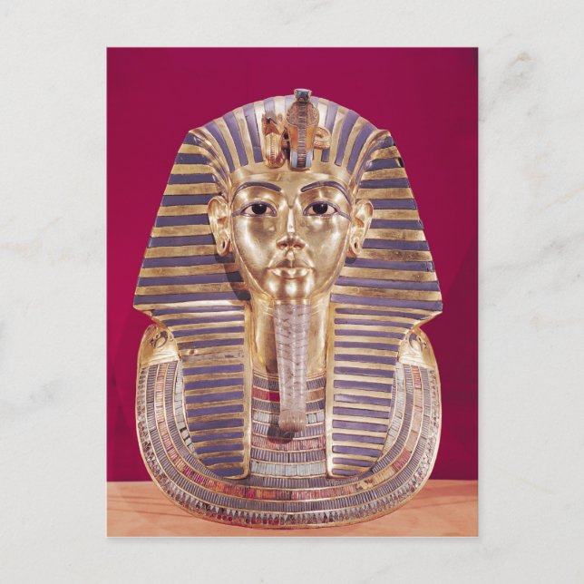 The funerary mask of Tutankhamun Postcard (Front)