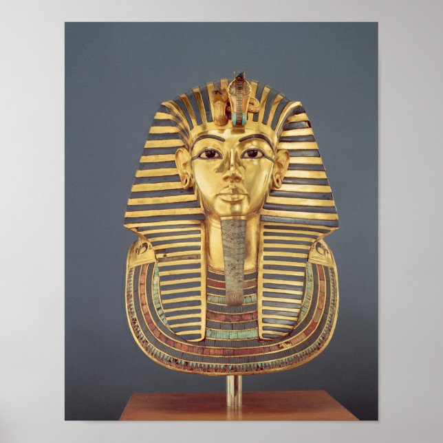 The funerary mask of Tutankhamun Poster (Front)