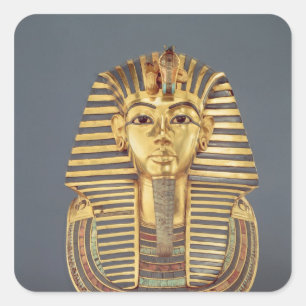 The funerary mask of Tutankhamun Square Sticker
