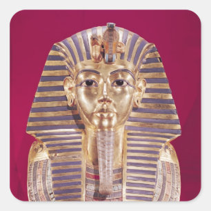 The funerary mask of Tutankhamun Square Sticker