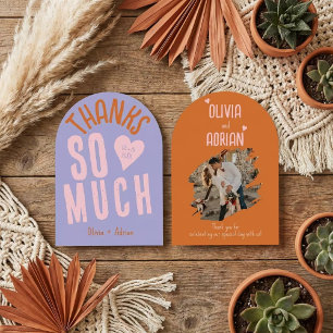 The Funky Nuptials Thank You Card